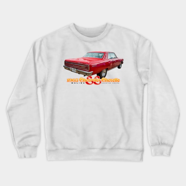 1965 Chevrolet Chevelle Malibu SS Hardtop Coupe Crewneck Sweatshirt by Gestalt Imagery